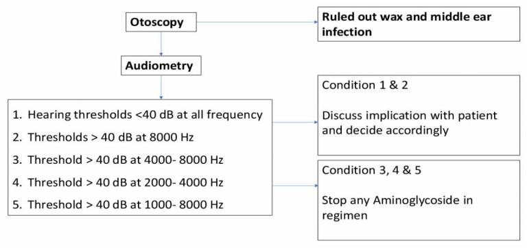 Management of hearing loss during the course of treatment